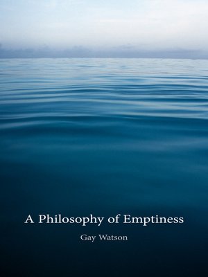 cover image of A Philosophy of Emptiness